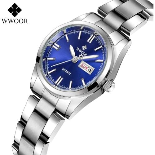 Fashion Women Watch Luxury 2021 WWOOR Casual Simple Ladies Daily Dress Date Wristwatch Minimalist Waterproof Quartz Female Clock