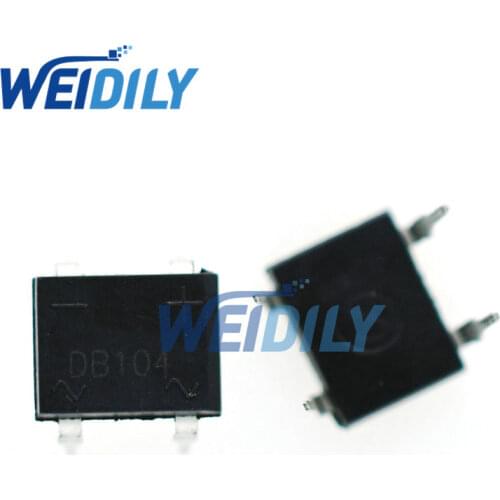 10PCS/LOT DB104 DB104S B104 Bridge Rectifier 400V 1A DIP4 DIP-4 New