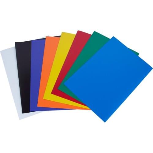 New 1PC 8 Color Magnetic Paper Rubber Magnetic Flexible Magnetic Sheet A4 Size 0.5mm Paper Magnetic Stickers Fridge