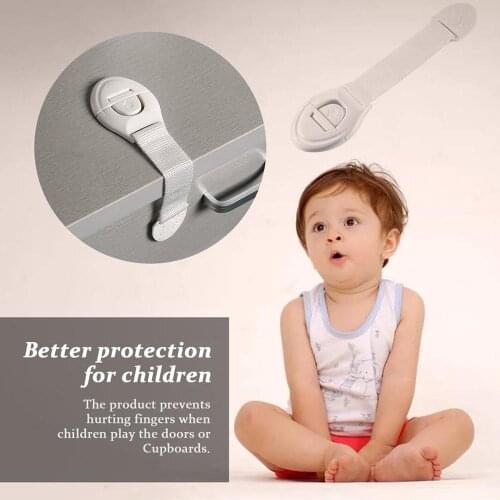 New Infant Baby Kids Toddler Safety Fridge Drawer Door Cabinet Cupboard Locks Home Lengthened Bendy Locks For Child Kid Safety