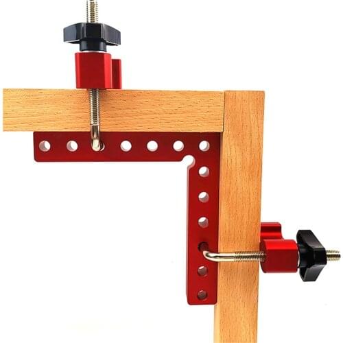 2PCS Auxiliary Fixture Upgrade Splicing Board Positioning Panel Fixed Clip Carpenters Square Ruler L-Shaped Woodworking Tool