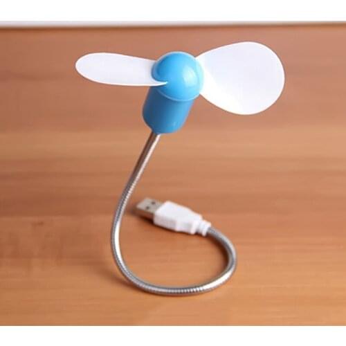New Mini USB Portable Flexible Goose Neck Design Cooler Cooling Fan Low Noise Fan For Computer PC Laptop Office Electronics