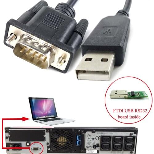 USB or DB9 RS232 Adapter Wire for APC UPS SUA-1000ICH Password Recover Reset Configuration Cable 940-0024