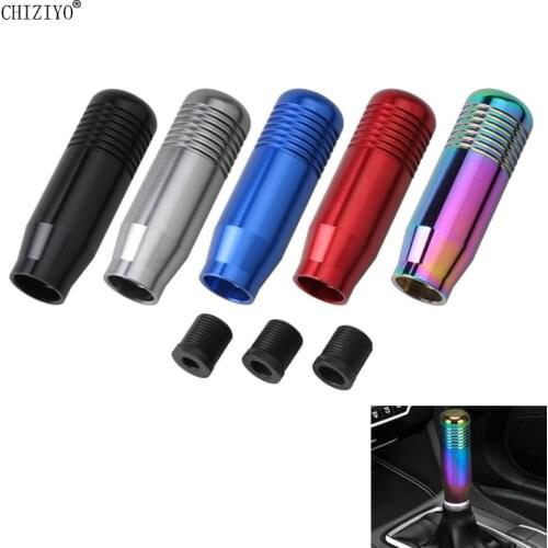 8.5cm Gear Shift Knob Stick Manual Transmission Car Aluminum Extended Sport Gear Shifter Gear Head Knob 5 Color