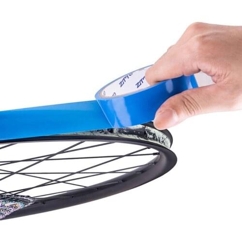 Blue Tubeless Cycling Bike Roadbike MTB Tyre Vanccum Protection Rim Synthetic Glue Tape Multiple Size 10 Meter Per Roll