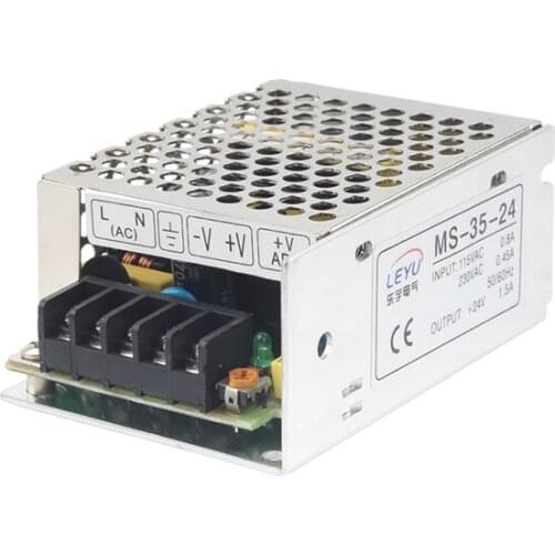 Light Eeight 35w Mini Power Supply 24v MS-35-24 switching power supply