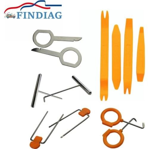 Interior Tool Kit Plastic Pry Door Clip Radio Panel Plastic Trim Dashboard Disassembly Repair Tool Car Stereo Removal Tool