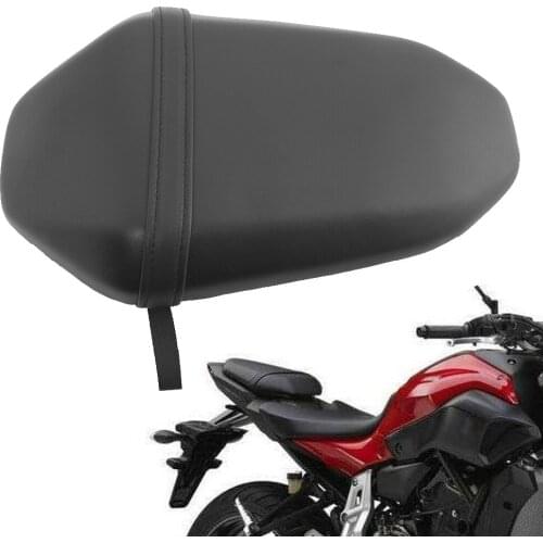 Motorcycle Rear Passenger Seat For Yamaha MT 07 MT 07 2018-2021 Cushion Pillion Seat Black