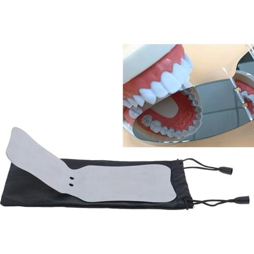 1Pcs Double-faced Glass Mirror With Storage Bag Dentist Tool Material Dental Orthodontic Intraoral Photographic Reflector Mirror
