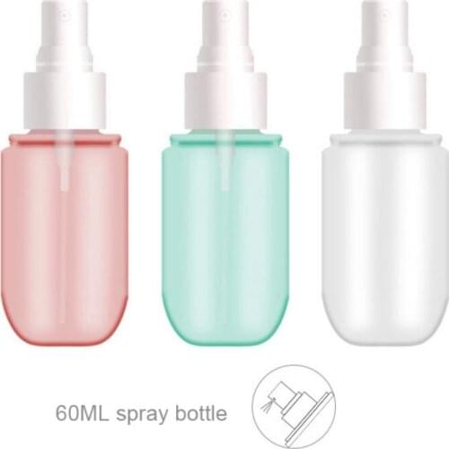 1Pcs Transparent Empty Spray Bottles 50ml/60ml/100ml Plastic Refillable Container Empty Cosmetic Containers