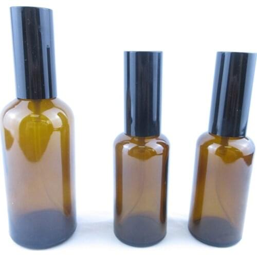 5ml/10ml/15ml/ 20ml/30ml/50ml/100ml Glass Spray Bottle Refillable Press Pump Oils Liquid Container Perfume Atomizer Wholesale 30