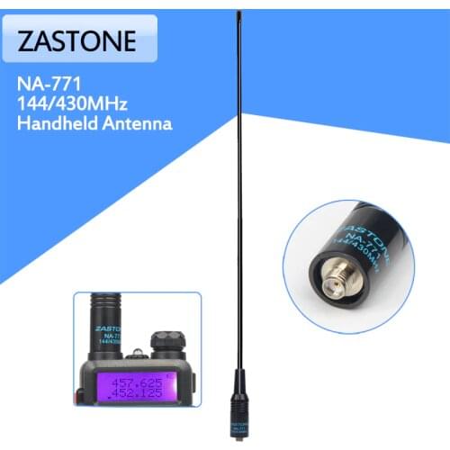 Accessorie NA-771 Walkie Talkie Antenna SMA-Female For Portable Ham Radio Baofeng 5R UV82 A9 A19 889G ZASOTNE Antenna