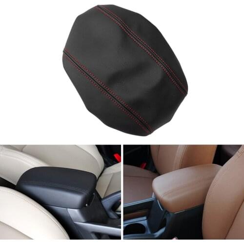 Car-styling Interior Center Armrest Box Skin Leather Cover Trim For Kia Sportage 2011 2012 2013 2014 2015 2016