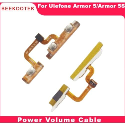 BEEKOOTEK New Original Ulefone Armor 5S power volume up/down button flex cable FPC for Ulefone armor 5, Armor 5s smart phone