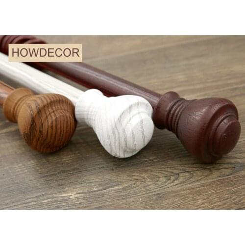 Aluminum Alloy White Nano Silence Grained Curtain Rod Single Double Rods Side installation Tracks Curtain Accessories