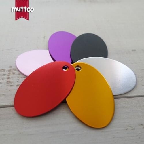 Freeshipping aluminum pet name tag oval shape dog tag engraved phone number personalized dog ID tag pet charms DIT-031