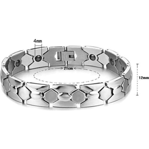 10pcs Mens Jewelry Bracelets Health Energy Bangles Magnetic Brazilian Hematite Stone High Quality Fashion Mens Writsband