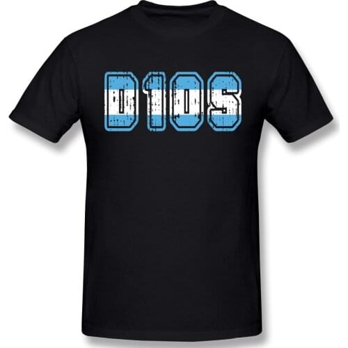 D10S Diego Maradona T Shirt Streetwear Big Size Cotton Crewneck Short Sleeve T Shirt Homme