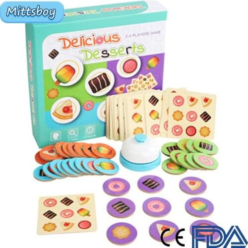 Memory Intelligence Cognition Montessori Toy Baby Cognitive Food Puzzle Preschool Teaching learning Educational Toys Board Games