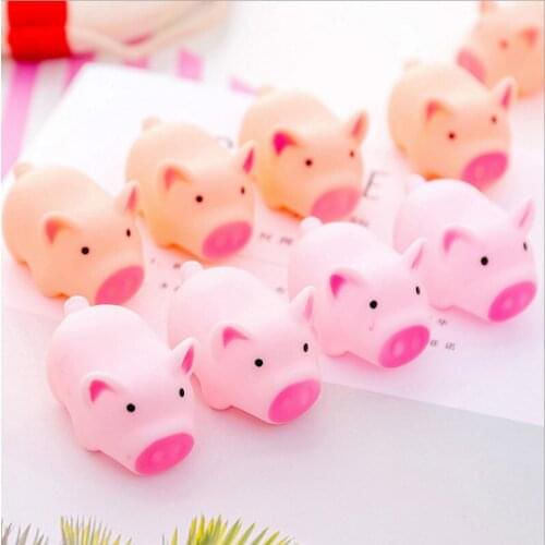 Creative Piglet Soft Sprout Cute Will Call Pinch Music Vocal Whole Maggot Soft Toy Pressure Relief Vent Ball Squeeze Toy