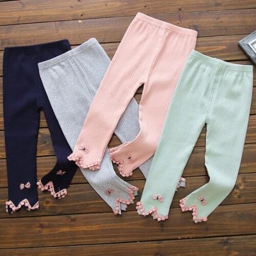 Girls' Leggings 2021 Spring and Autumn Wear Girls' Pants Elastic Leggings Sports Pants Childrens Pants Baby Girl Leggings
