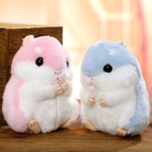 Stuffed toy hamster doll bag buckle pendant doll gift girl bag key chain stuffed animal key chain handbag pendant key chain