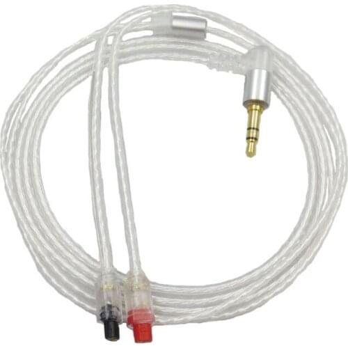 XQ Silver Plated Audio Cable DIY Detachable Headphone Cable for Audio Technica ATH-IM50 Im70 Im01 Im02 Im03 Ath-im04 Headphone