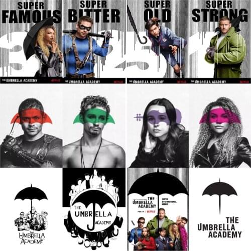 The Umbrella Academy Poster Good Quality Glossy Paper Home Bedroom Decoration