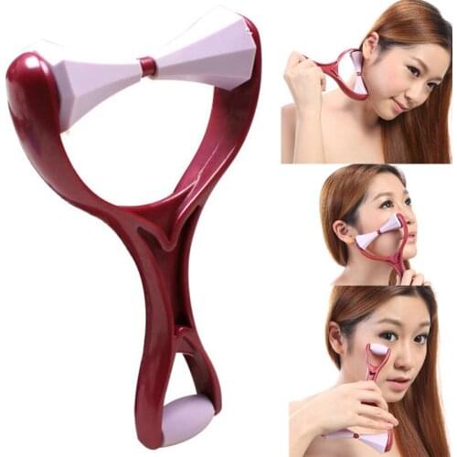 Woman Roller Massager Face Anti Aging Roller slimming Therapy Natural Facial Roller Double Neck Healing Slimming Massager