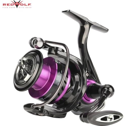 2020 RedWolf LR 5.8:1 6.2:1 4+1BB Fishing Reel 1000-4000 Anti-corrosion Spinning Reel 8KG Drag Power Saltwater Fishing Tackle