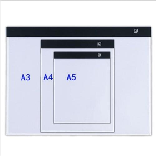 Three-level dimmable A3 A4 / A5 LED light pad tablet eye mask is easier to use for diamond painting embroidery accessories, anim