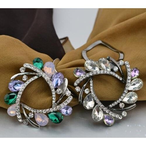 Scarf clip brooch buckle