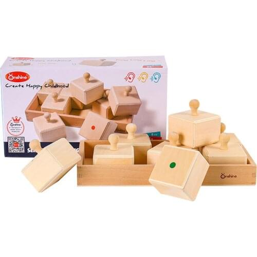 Montessori Sound Boxes Sensory Auditory Sense Teaching Materials