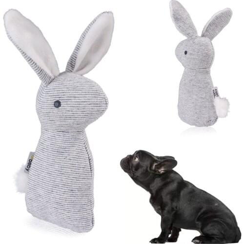 1pcs Funny Dogs Animal Shape Toys Gift Set Large Rabbit Honking For Dogs Chew Bite Squeaker Dog Toys Dogs Puppies