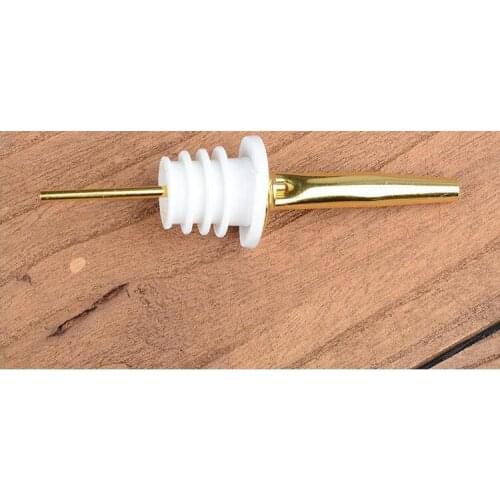 200pcs stainless steel wine bottle pourer bar liquor flow spout stopper Rubber Stopper spirit pourers Barware Free Shipping