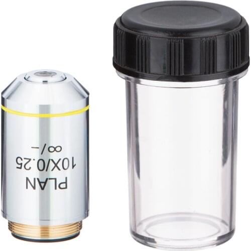AmScope 10X Infinity Plan Achromatic Microscope Objective PA10X-INF