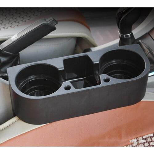Car Cup Holder Drink Bottle Stand Car Dual Cup Holder Auto Seat Gap Organizer for Mobile Phone Key Car Accessories