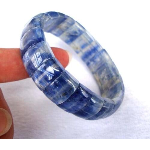 Free Shipping Natural Kyanite arc-shape Beads Bracelet Women Man Jewelry Accessories Weddings Parties Birthday Gift