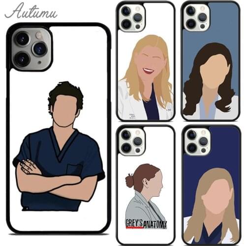 Doctor Greys Anatomy Phone Case for iPhone 11 12 Pro Max mini X XR XS SE 2020 5 6S 7 8 Plus Samsung Galaxy S8 S9 S10 Cover shell