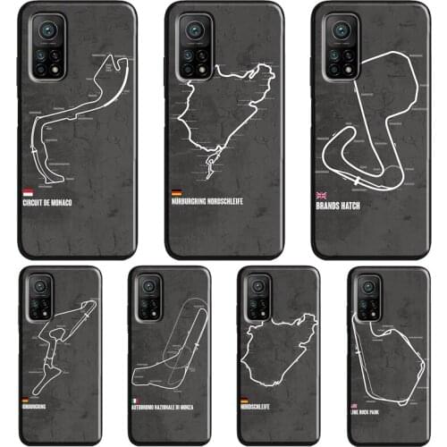 Formula 1 F1 Racing Circuit Case For POCO F3 F2 M3 X3 Pro Cover For Xiaomi Mi 11 Lite Ultra Mi 10T Pro Mi Note 10 Lite