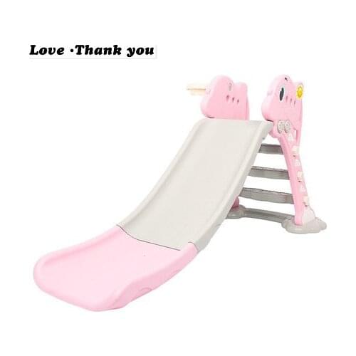 Children slide Childrens home indoor birthday toys with widening, lengthening, thickening and folding a small slide