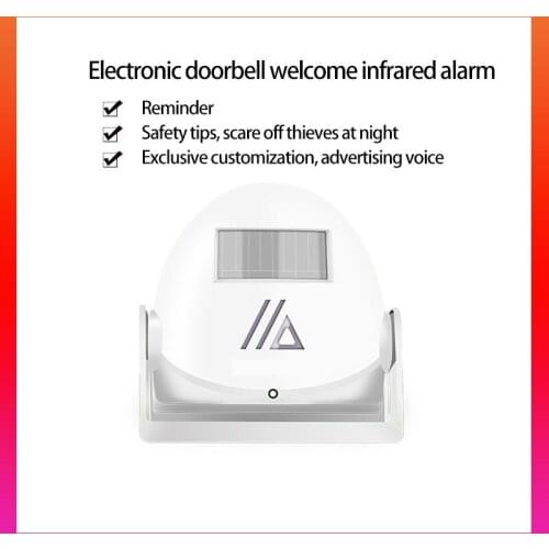 Electronic doorbell welcome infrared alarm