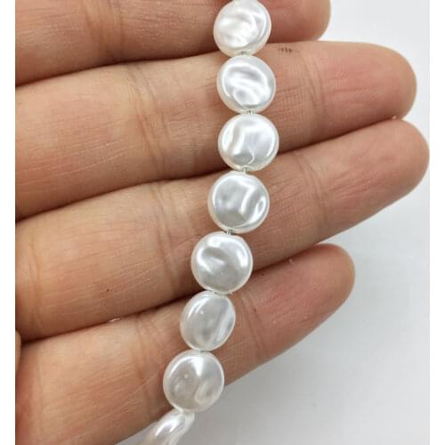 Eruifa 20pcs 6mm Popular High Quality White Plastic Pearl Beads Charms Pendant Jewelry DIY Earring Necklace