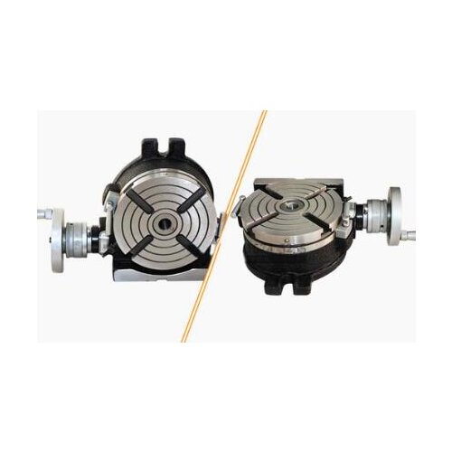 HV8 diameter 200mm vertical and horizontal dual purpose milling machine horizontal vertical rotary table high precision