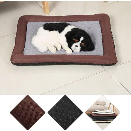 Pet Dog bed mat Non slip Bottom Durable Dog sofa bed Short plush Pure cotton Cat bed mat Sleep bag Pet supplies