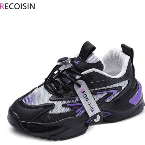 RECOISIN Sneakers Kids Children Shoes Boys Sport Shoes School 2021 High Quality Fashion Comfortable Running chaussure zapatillas
