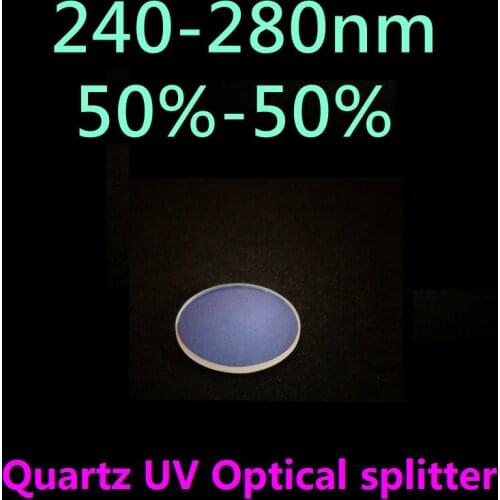 Quartz UV Optical splitter UV 50-50 UV beam splitter 220nm240~290nm 275nm254nmHalf transmitted and half reflected