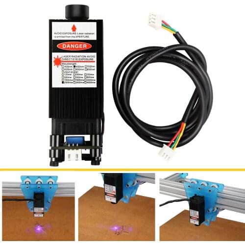 Samger 5500mW/2500mw/5500mw Laser Module Laser Head for CNC3018Pro Laser Cutting Machine CNC DIY Laser Wood Marking Cutting Tool