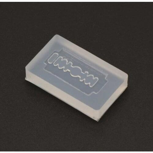 DIY Razor Blade Shape Earrings Pendant Epoxy Resin Silicone Mold Jewelry Making Tools Drop Ship