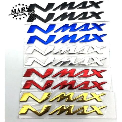 For Yamaha NMAX155 125 NMAX 155 Motorcycle Decals Stickers Emblem Badge 3D Decal Raised Tank Wheel Tank Decals Applique Emblem